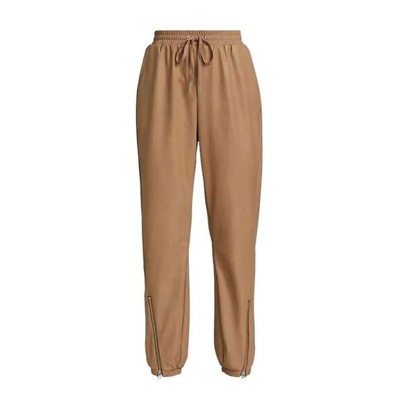 n:PHILANTHROPY Pants - Revolve n:Philanthropy Marten Vegan Faux Leather Joggers in Black Size S